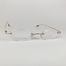 SPECSAVERS eyeglasses GOLD RIMLESS glasses frame MOD: LITE 74 24543118