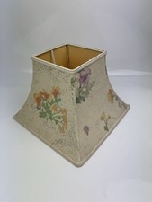 Cream Lampshade Vintage Table Lamp Shade 1980s/1990s Floral 20 X 26cm.