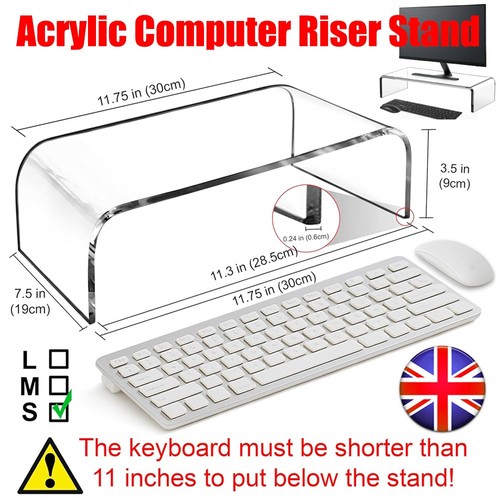 Acrylic monitor stand computer - acrylic,
