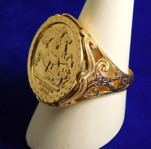 9ct gold fancy george - gold,