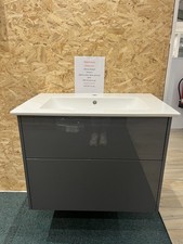 Villeroy & Boch Finero 2 800mm draw vanity unit and basin Grey