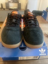 Adidas Originals AS 240 Black Orange Trainers Mens Size UK 8.5 EU 42 Boxed Used