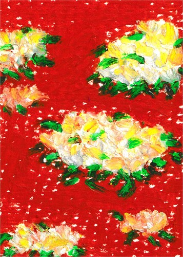 Aceo original abstract - aceo, 'abstract