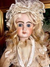 Antique French small Bisque Jumeau Doll  42 Cm 16,5 Inch Size 6