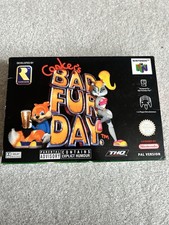Conkers Bad Fur Day for Nintendo 64 N64 Boxed with Manuel and Protective Case