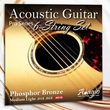 ADAGIO PRO Acoustic Guitar Strings (Gauge 12-53) Phosphor Bronze - 6 String Set