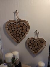 Two Wooden Burnt Effect