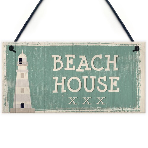 Beach house shabby chic sign - beach,