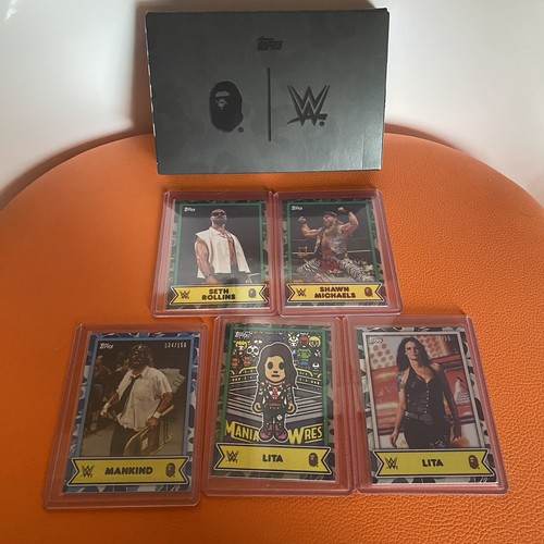 Topps wwe bape - x, opened
