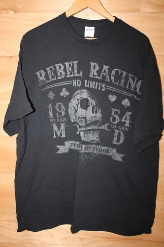 Rebel racing skull graphic - racing,