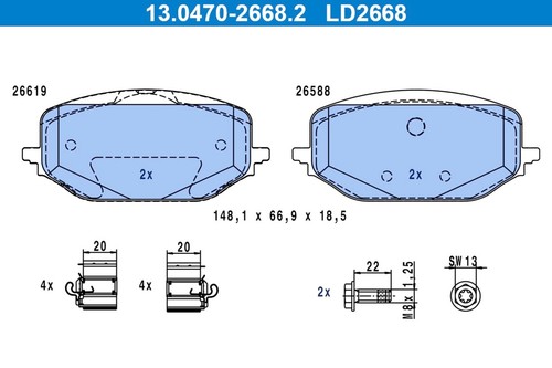 Ate disc brake - brake, pad