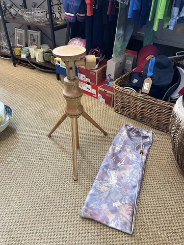 Vintage turned wood adjustable - turned-wood,