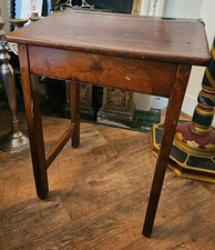Antique school desk solid wood vintage retro