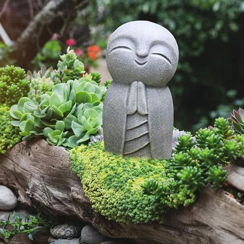 Cute jizo statue - cute, statue,little