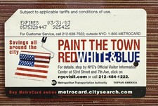 NEW YORK CITY MTA EXPIRED 2003