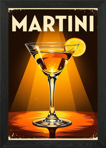 Martini cocktail vintage style - vintage,