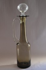 Krosno (Poland) Glass Claret Jug designed by Wszewlod Sarnecki, circa.1970s