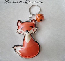 Oversized Stuffed Fox Keyring