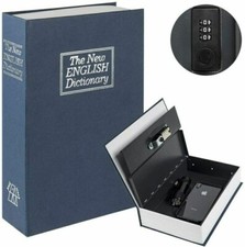 Book Safe Lock Money Cash Sentry Hidden Secret Fire Proof Box Home Storage Vault