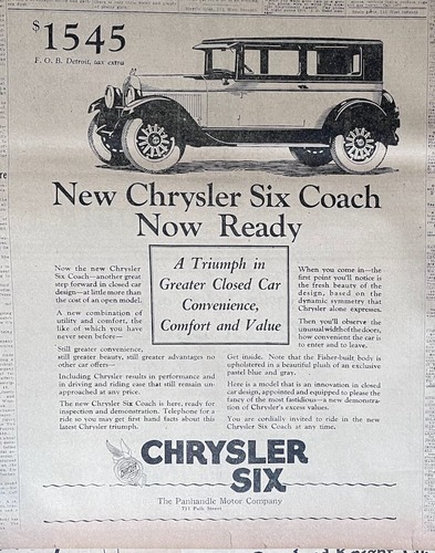 Large 1925 newspaper for - 1925,