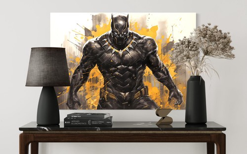 Black panther canvas picture - panther,