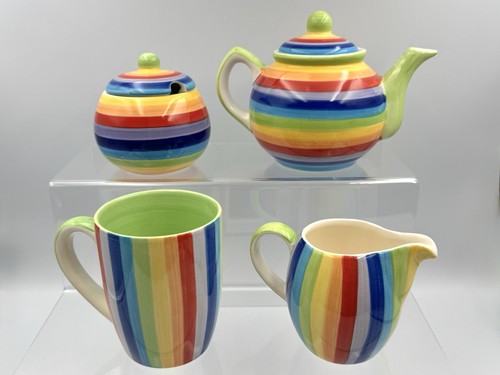 Windhorse hand painted - painted, rainbow