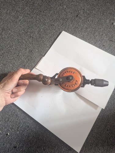 Vintage stanley hand drill - stanley,
