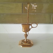 Solid brass candle snuffer Scissors and stand