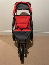 Chloe Dolls Jogger Stroller Kids Play Toy 3/Three Wheel Stroller/Buggy/Pushchair