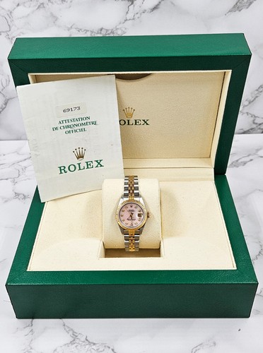 Ladies steel gold rolex - gold,