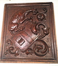 ANTIQUE EUROPEAN WOOD CARVED