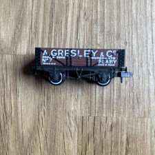 Peco N Gauge 5 Plank Private Owners Wagon for  GRESLEY No7 Brown MINT Condition