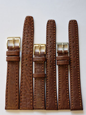Elite By Condor 623R02  Camel Grain Leather Watch Strap Brown 14/16/18 mm