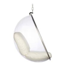 Silver Hanging Acrylic Bubble Chair Plus shipping