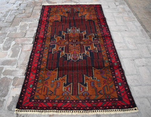 4x7 vintage afghan baluchi - vintage,