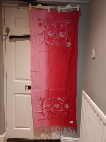 Pashmina pink cerise - pashmina,