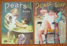 2 x Athena Postcards Pears'