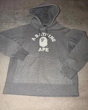 A Bathing Ape Bape Hoodie Grey