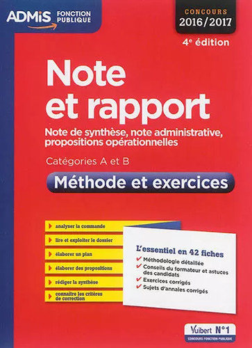 Note rapport méthode et - note,