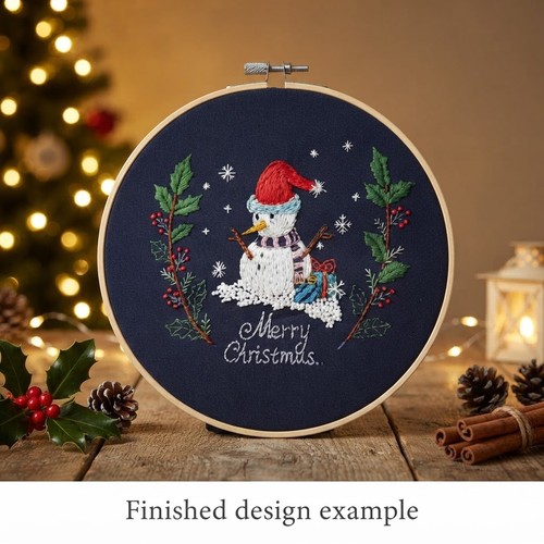 Christmas embroidery kit - christmas,