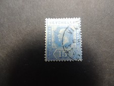 1921-32 Seychelles 21/2d Bright Blue SG110 Fine Used Unmounted Mint