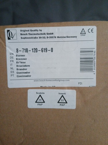 87181206190 worcester burner - worcester,