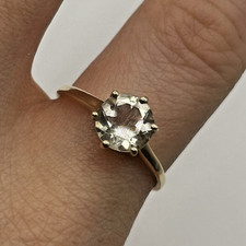 Yellow Beryl Ring 10ct Gold