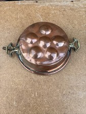 VINTAGE COPPER Escargot Pan 6