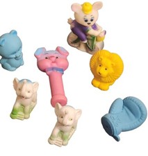 Vtg Lot of Rubber Squeaky Toys