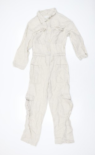 Zara girls beige linen - zara,