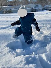 Polarn O. Pyret Blue Snowsuit