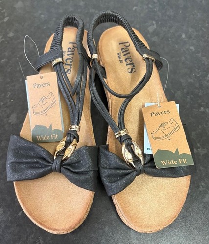 Bnwt pavers ladies black wide - bnwt,
