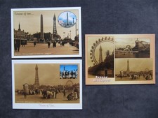 3 Reproduction Image Postcards