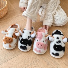 Casual Fluffy Slippers Women